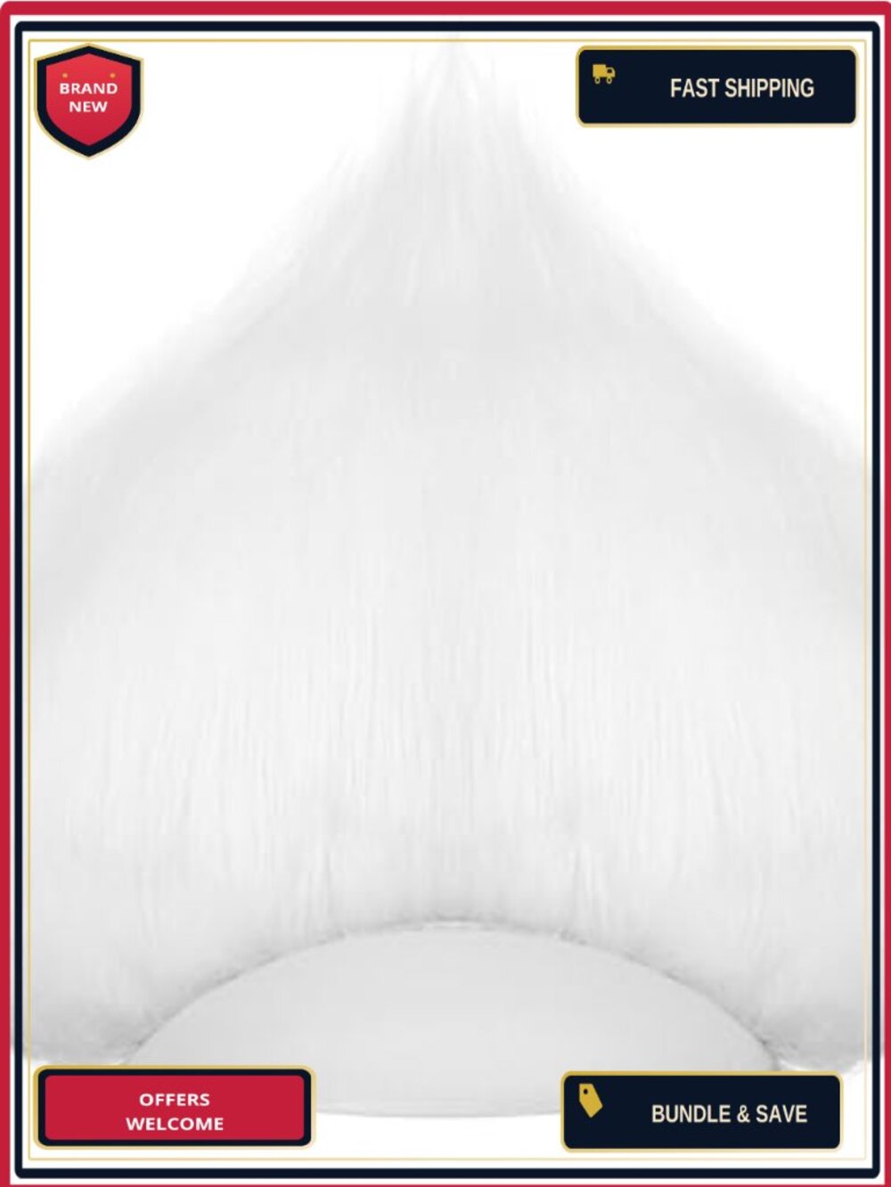 2 Pack Heat Resistant Wigs for Halloween Cosplay